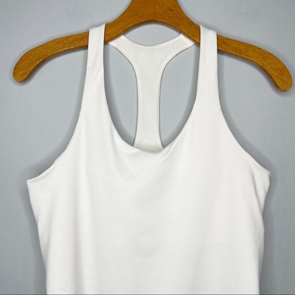 NWOT Nike Tank Top I-Beam White Women’s Size Large Slim Fit - Picture 5 of 11